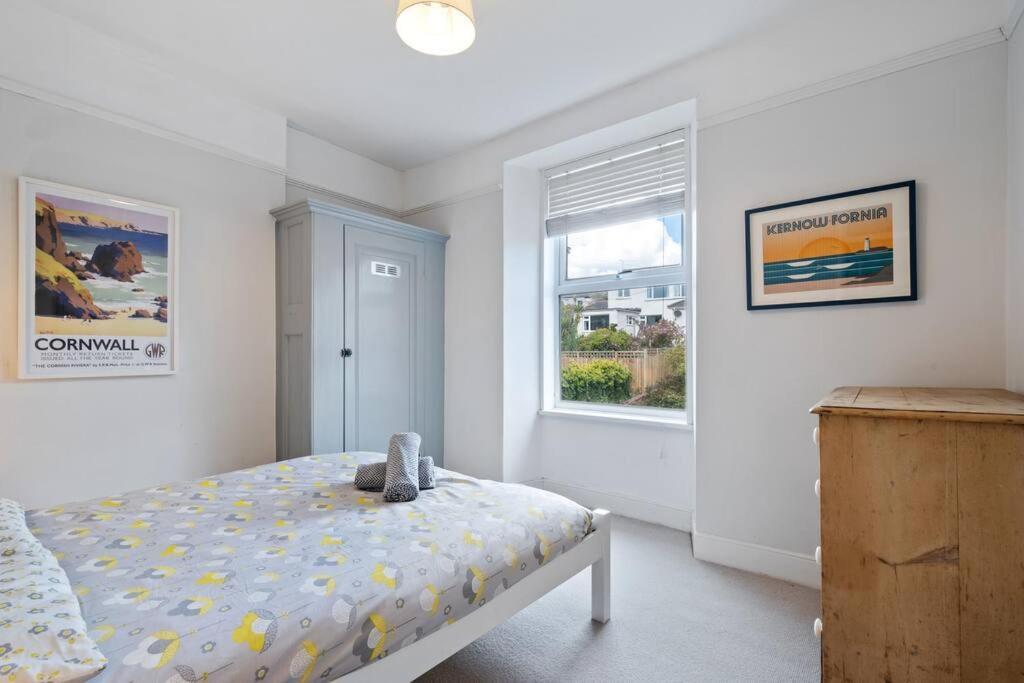Pendennis - Bright Victorian Flat, Sea Views & Close To Beach Falmouth Dış mekan fotoğraf