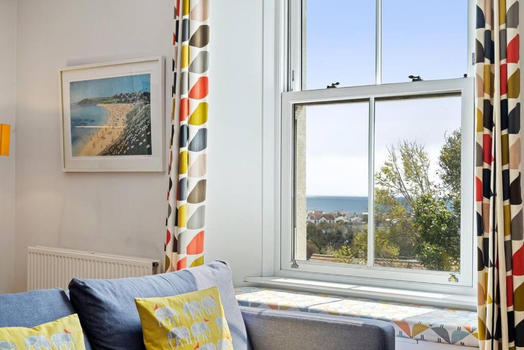 Pendennis - Bright Victorian Flat, Sea Views & Close To Beach Falmouth Dış mekan fotoğraf