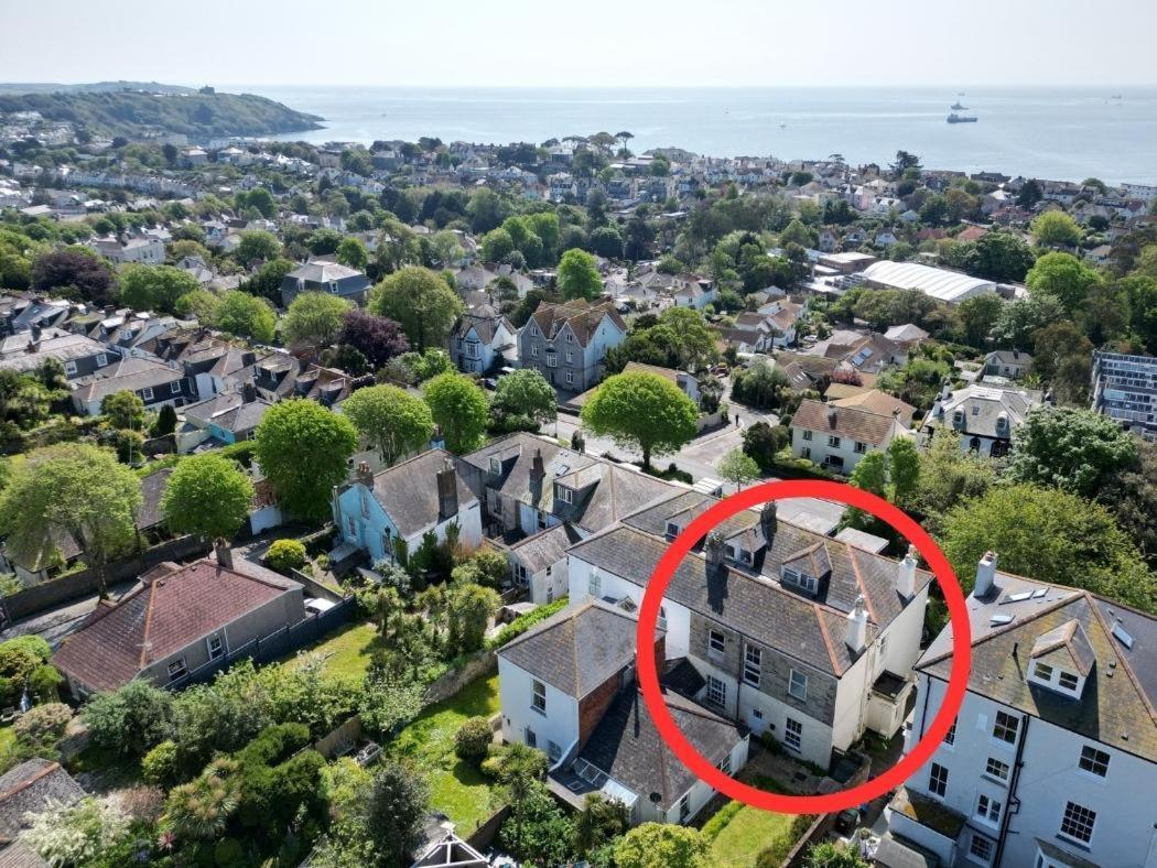 Pendennis - Bright Victorian Flat, Sea Views & Close To Beach Falmouth Dış mekan fotoğraf